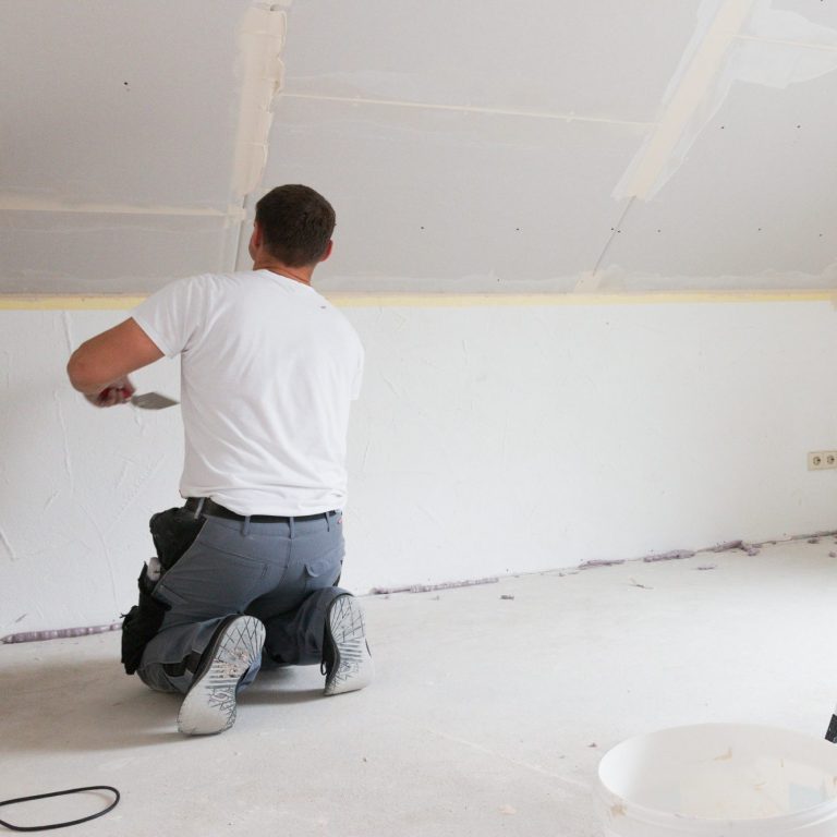 Innenputz Verputzen einer Wand